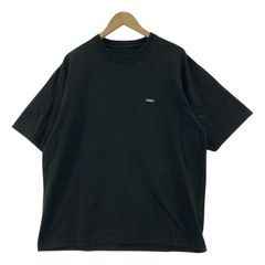 ennoy 半袖Tシャツ・カットソー ラバーロゴ SSTシャツ M ブラック