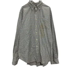 RALPH LAUREN 長袖 チェックシャツ XL ブルー ブラウン マルチカラー ラルフローレン ビッグサイズ 古着卸 アメリカ仕入 a703-6327