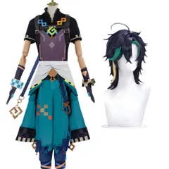 キィニチ コスプレウィッグ セット済み Amazon.co.jp: キィニチ ウィッグ 原神 コスプレ ウィッグ