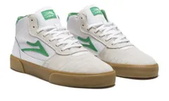 LAKAI CAMBRIDGE MID WHITE/GRASS SUEDEのサムネイル