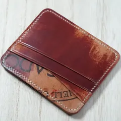 ⭐︎未使用⭐︎フルロカドシェルコードバン ロングフラップ長財布 マーブルブルー ROCADO ロカド シェルコードバン 長財布 ブルー | CUERO