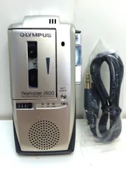 OLYMPUS マイクロカセットテープレコーダー パールコーダーJ500(中古品)のサムネイル