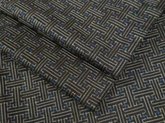 平和屋着物●本場大島紬　龍郷絣　秋名バラ　正絹　逸品　CAAW7817yc