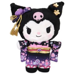 クロミ ぬいぐるみ 着物 和風 豪華な和柄の着物シリーズ サンリオ sanrio