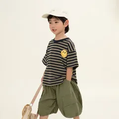 半袖tシャツ キッズ 子供服 ソフト無地 夏 ナチュラル 韓国 子供服 男の子 韓国 子供服 保育園着 キッズファッション オーバーサイズ 00cm 110cm 120cm 130cm 韓国子供服 changguo22