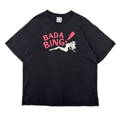 【XL】古着 00s The Sopranos BADA BING ソプラノズ Tシャツ トニーソプラノ 映画 ドラマ ムービー ブラック