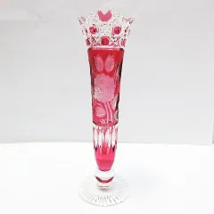 マイセンクリスタル　一輪挿し　花器　フラワーベース マイセン（Meissen） マイセンクリスタル 一輪挿し 23cm（クリア