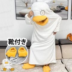 【靴付き】銀魂 エリザベス 着ぐるみ 部屋着　コスプレ　大人用　着る毛布