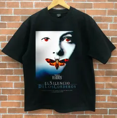 羊たちの沈黙 Tシャツ ホラー映画クラシック スペイン語版 黒T  S~XXL no.ca012