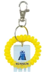 【新品】キーホルダー スンスン(ブルー) ロッカーキー風チャーム 「パペットスンスン」