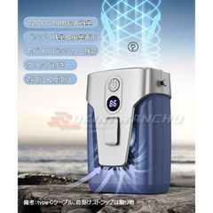 扇風機 腰掛け 首掛け 携帯扇風機 ハンズフリーファン ベルトファン ジェットファン usb 3段階風量 通勤通学 スポーツ 屋外作業 強力 静音