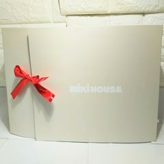 【miki house/ミキハウス】フットマフ 対象年齢：0～4歳 レッド×水玉 未使用品/外箱ややダメージ有/mik0165