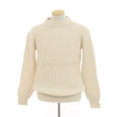 【中古】ルトロワ Letroyes ウールカシミヤ モックネック プルオーバーニット オフホワイト【サイズM】【メンズ】のサムネイル