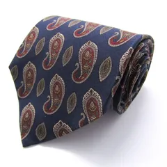 ヴァレンティノルディ ブランド ネクタイ ペイズリー シルク 日本製 未使用タグ付 PO メンズ ネイビー valentino rudy