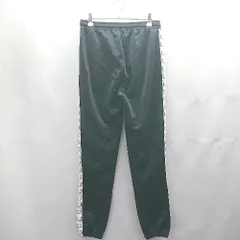 ◇ Θ FRED PERRY ウエストゴム イージーパンツ サイズS ブラック ホワイト メンズ E  【1503060044957】