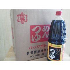 新潟醤油ジマンめんつゆ ペットボトル1800ml ６本