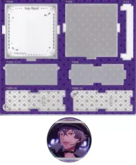 【中古】バッジ・ビンズ 大神晃牙(UNDEAD衣装ver.) クロスロード ハコニワ缶バッジ 「あんさんぶるスターズ!! 追憶セレクション POP-UP STORE」