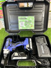 【中古B】日立工機 18V コードレスインパクトドライバ 充電式 1.5Ahリチウムイオン電池 充電器 予備電池 ケース付 FWH18DGL(2LEGK)⓵