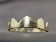 真鍮の王冠リング【brass】