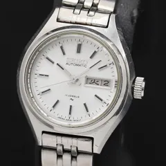 稼働 セイコー 2206-0480 17石 デイデイト AT/自動巻き シルバ文字盤 レディース腕時計 TKD 2000000 NSK