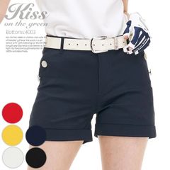 ゴルフ パンツ サイドボタン付きショートパンツ ゴルフウェア レディース