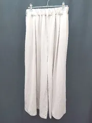 ◇ ⊂ BEAUTY&YOUTH ビューティ&ユース ウエストゴム ワイド パンツ 表記なし ベージュ系 レディース P  【1408200025165】