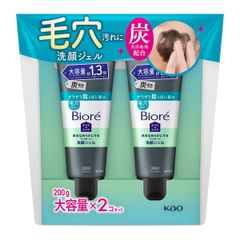 ビオレ おうちdeエステ 洗顔ジェル 炭 200g X 2 ２個セット