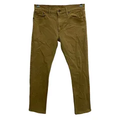 Levi's 513 デニムパンツ W32 ブラウン系 リーバイス ジップアップ カジュアル コットン ジーンズ 古着卸 アメリカ仕入 2506-40