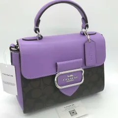 [COACH] コーチ モーガン トップ ハンドル サッチェル・シグネチャー キャンバス (CJ614)