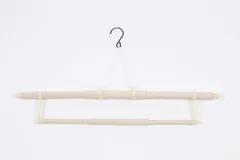 きものハンガー 着物ハンガー（折りたたみ式＆帯掛け付） 色おまかせ 長尺タイプ 伸縮 収納 着付け小物 着物 長襦袢 裄長 帯掛け付き メール便不可 法被 お祭り用品 袢纏 肉襦袢 半天