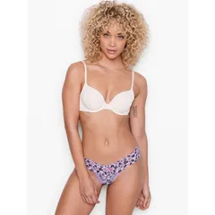 Victoria's Secret ヴィクトリア シークレット レースウェスト ソング Tバック ショーツ オーキッド ファンキー フローラル  ビクトリアシークレット ヴィクシー