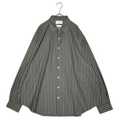 KANEMASA(カネマサ) 22AW +81別注 STRIPE ROYAL OX DRESS SHIRT ストライプ ロイヤル オックス ドレス シャツ 22AW01 2(M程度) グレー 67546EOMA