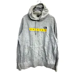 THE NORTH FACE ロゴ スウェット パーカー Mサイズ ノースフェイス グレー 古着卸 アメリカ仕入 t2411-3181
