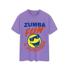 新品未使用 Zumbaウェア ピンク 紫 2色 Tシャツ 安いzumba スポーツウェア新作です ヨガ服 フィットネス Zumbaダンスウェア