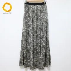 スピック&スパン Spick&Span フレアスカート  総柄 753702