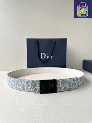 【今日特価】Dior 35 Montaigne リバーシブルベルト（3.5cm）-1
