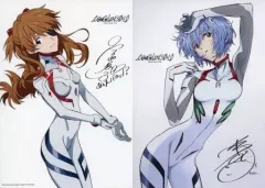 【中古】ポスター A4リバーシブルミニポスター 式波・アスカ・ラングレー/アヤナミレイ 「シン・エヴァンゲリオン劇場版：||」 入場者特典