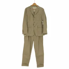 エンジニアードガーメンツ Engineered Garments USA製 コットン 3Bテーラードジャケット シンチバック 1タックスラックスパンツ セットアップ メンズ  S/34のサムネイル