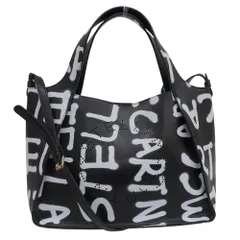 タグ付超美品 ステラマッカートニー Stella McCartney 2022年 Ed Curtis エドカーティス 2way ショルダー トート ハンドバッグ 黒 レディース 定価137500円