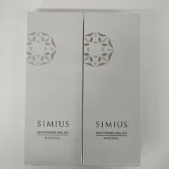 SIMIUS ホワイトニングジェルEX 60g ノーマル 美白オールインワンジェル｜シミ対策 透明感 保湿ケア（1プッシュで
