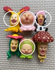 【6個セット】　こびとづかん　おすわりマスコット　ホトケアカバネ　カクレモモジリ　シボリオオチチ　スモモノウチ　ノミビョウタン　アラシクロバネ　フィギュア　マスコット　小人図鑑　こびと図鑑　こびとずかん　おもちゃ　カプセルトイ　ガチャガチャ　ガチャ　ガシャポン