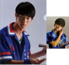 [중고] 클리어 파일 요시자와 요인(이토 슌스케)/사노 용두(타카스기율) A4 클리어 파일 & 엽서 세트 [이치반 복권 FAKE MOTION-탁구의 왕장-] E상