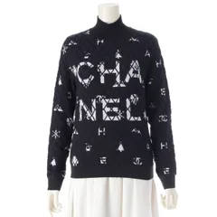 『CHANEL』シャネル　ココネージュ　ロゴニットNo.5　セーター 中古・古着通販】CHANEL (シャネル) P70 ココネージュ カシミヤ