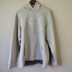 M8133 OAKLEY オークリー スウェットパーカー プルオーバー グレー メンズ 2XL フード付 ロゴ 大きいサイズ 伸縮素材 長袖 エンボス加工 秋冬