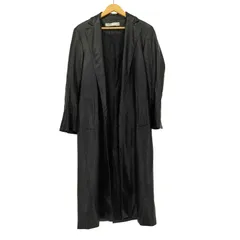 ザラ ZARA フェイクレザー ボタンレス チェスターコート レディース import：M 