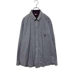 【TOMMY HILFIGER】 90s ストライプ BDシャツ S-2102