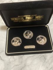 우루 세이 야 츠라 란마 1 \ 2 메조 일각 럼 사오토메 란마 오대 유작 메달 동전 KITTY ANIMATION CIRCLE MEMORIAL PROOF MEDAL KAC