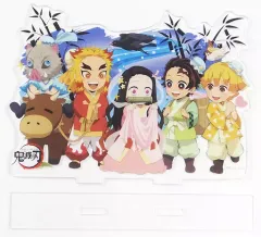 【中古】アクリルスタンド・アクリルパネル 集合 アクリルスタンド 「鬼滅の刃×ufotable cafe 七夕イベント」