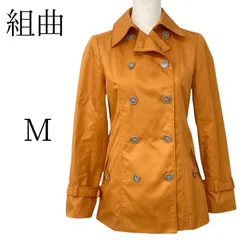 組曲 クミキョク オレンジ トレンチコート・スプリングコート M