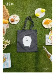 自分ツッコミくま　ナガノのくま　ローソン　エコバッグ 自分ツッコミくま 携帯エコバッグ ぬいぐるみポーチ ナガノの